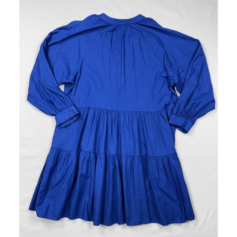 Felicite Puff Sleeve royal blue tiered size 3 Dress - Picture 6 of 10